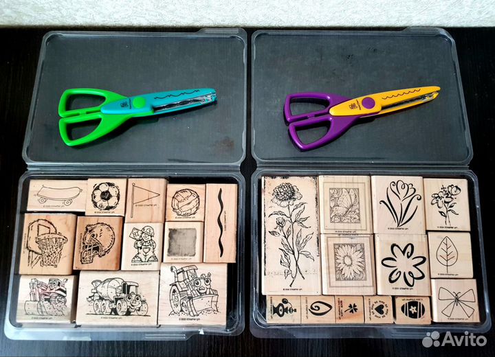 Набор штампов для скрапбукинга