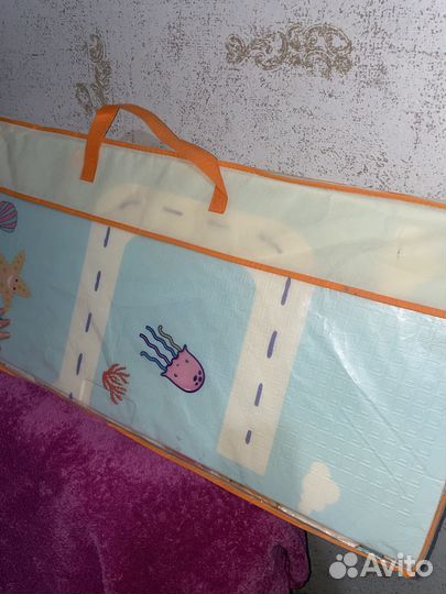 Складной детский коврик для ползания