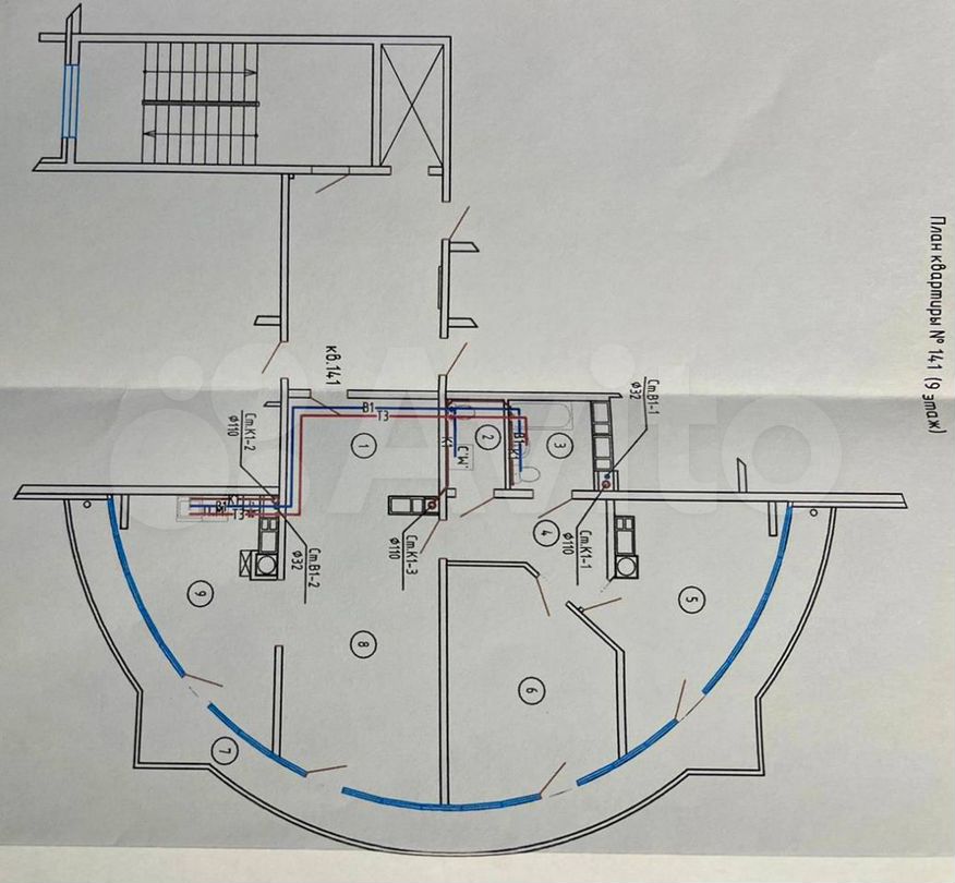 6-к. квартира, 222,3 м², 9/10 эт.