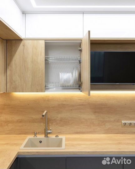 Кухня от производителя угловая под дерево