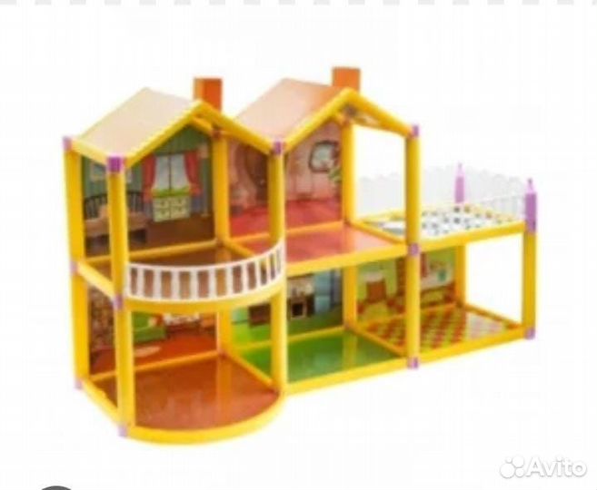 Кукольный домик с мебелью