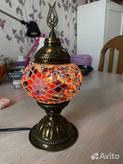 Лампа настольная турецкая