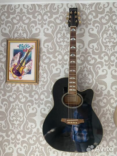 Гитара электроакустика Martinez Faw-817BEQ