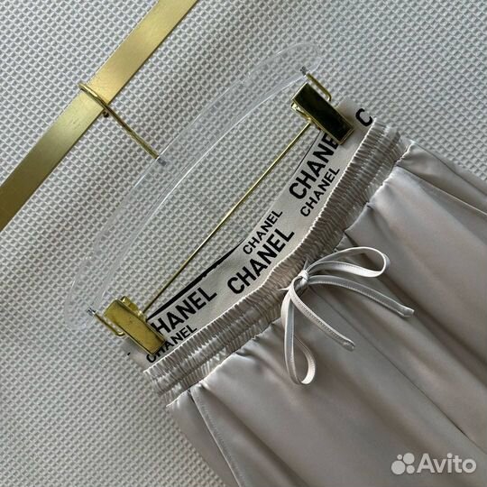 Атласные Брюки Chanel