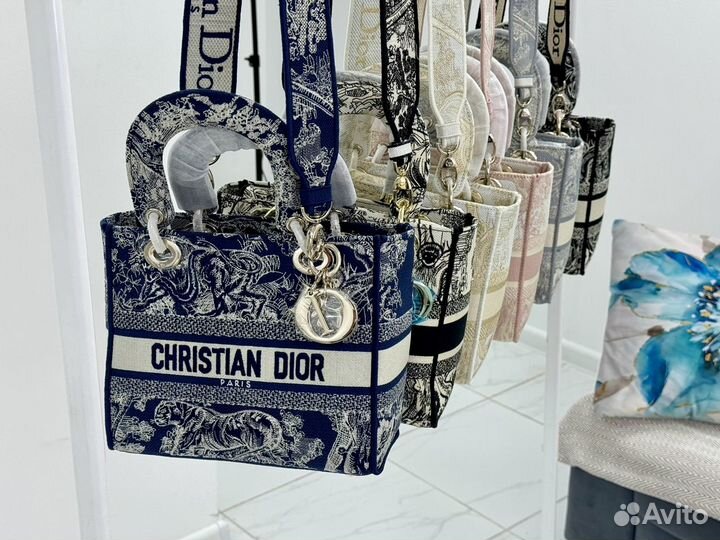 Сумка Christian Dior Lady premium 13 цветов