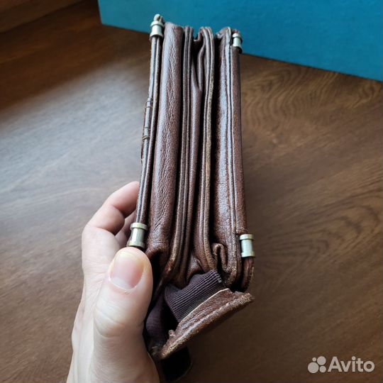 Барсетка кожаная мужская бу