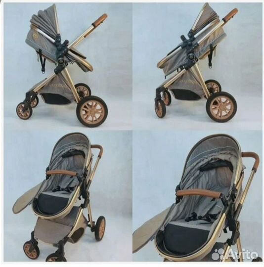 Детская коляска трансформер 3 в 1 luxmom V9