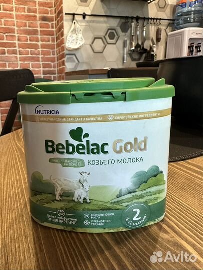 Детская смесь bebelac gold 2 козье молоко