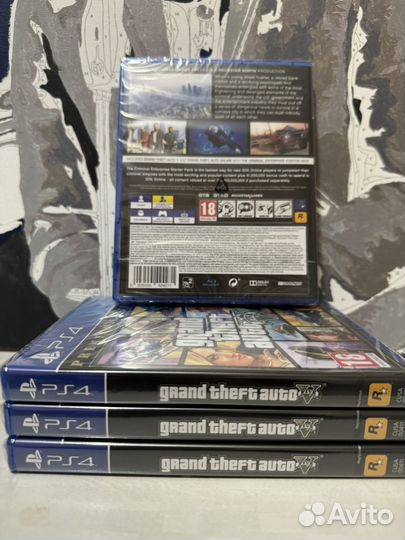 GTA 5 на PS4. Новый диск, руск. субтитры