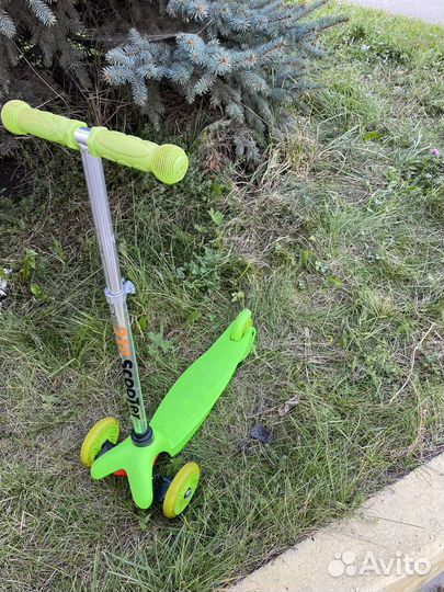 Самокат детский трехколесный бу