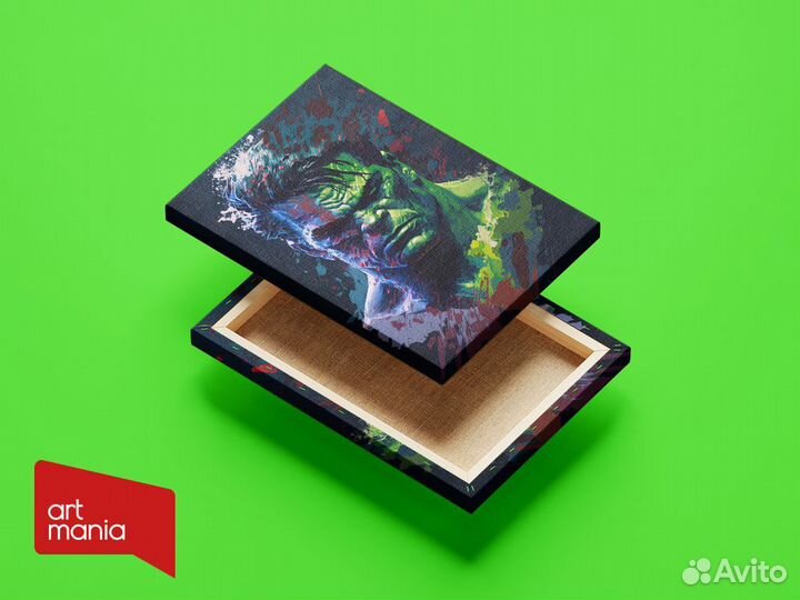 Картина на холсте «Халк» из серии «Супергерои»