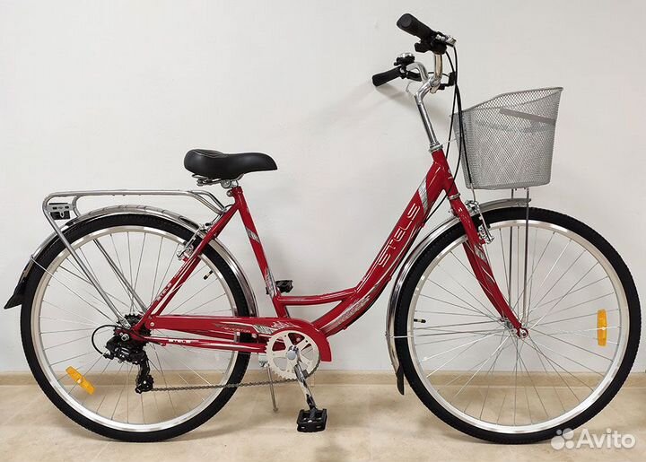Городской велосипед stels Navigator 395 с корзиной