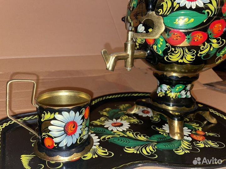 Самовар электрический расписной