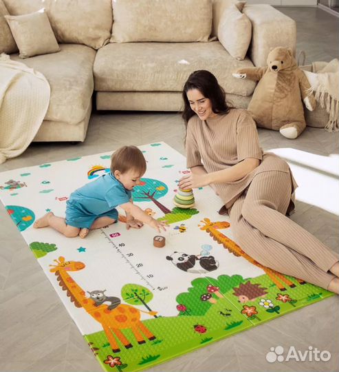 Складной детский коврик