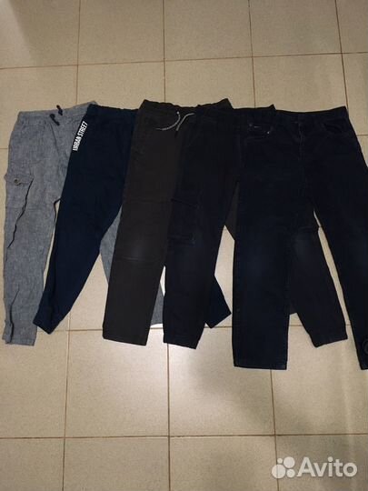 Джинсы пакетом 134-140