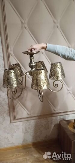 Люстра потолочная подвесная бу