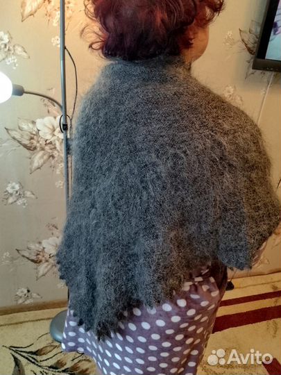 Шаль пуховая ручная работа