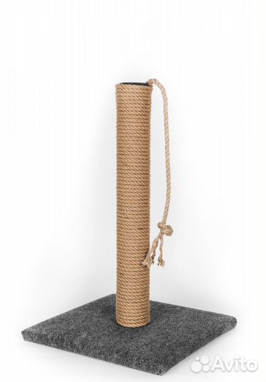 Когтеточка столбик для кошки из джута