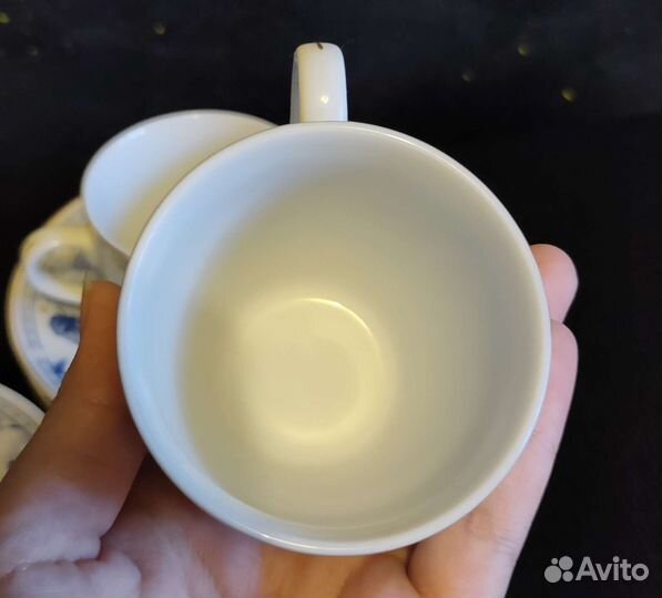 Кофейный сервиз синий