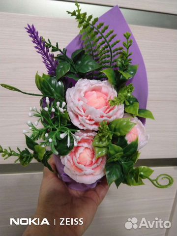 Букет из ароматного мыла ручной работы