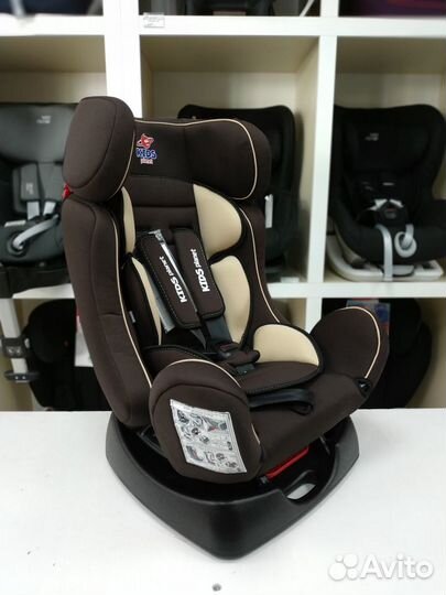 Автокресло 0-25кг Kids Planet Galactic коричневый