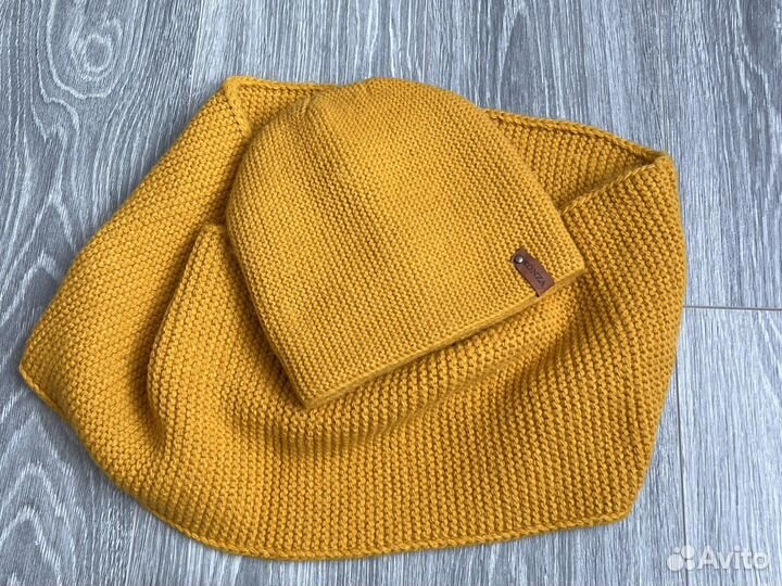 Шапка и снуд зима женская