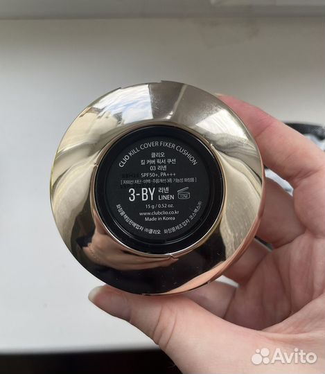 Тональный кушон clio kill cover fixer