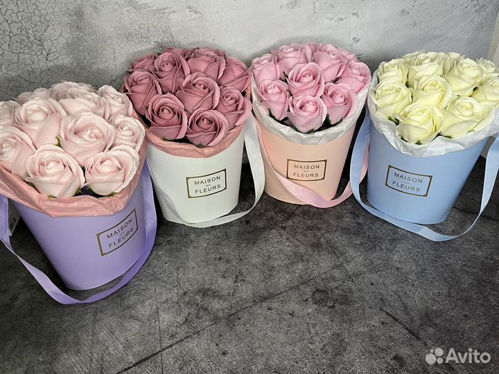 Мыльные розы букеты