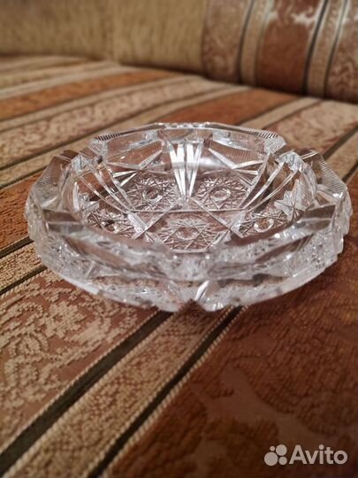 Пепельница хрустальная времён СССР