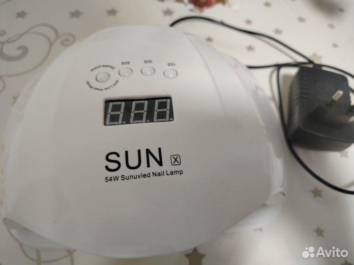 Лампа для маникюра LED/UV со съемным дном (SUN)