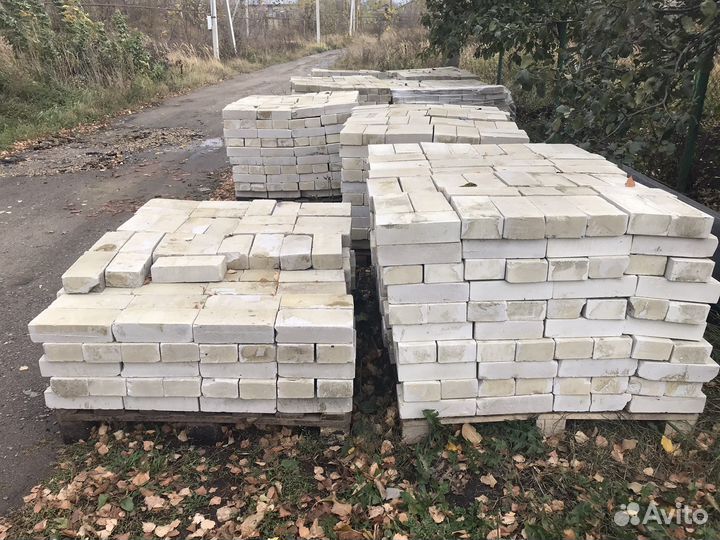 Кирпич белый силикатный бу