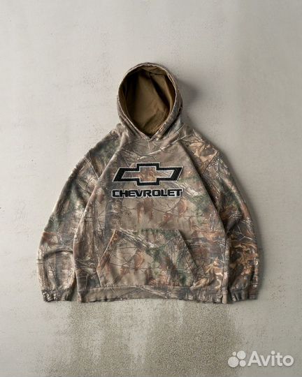 Винтажное худи Carhartt Realtree Chevrolet 90s