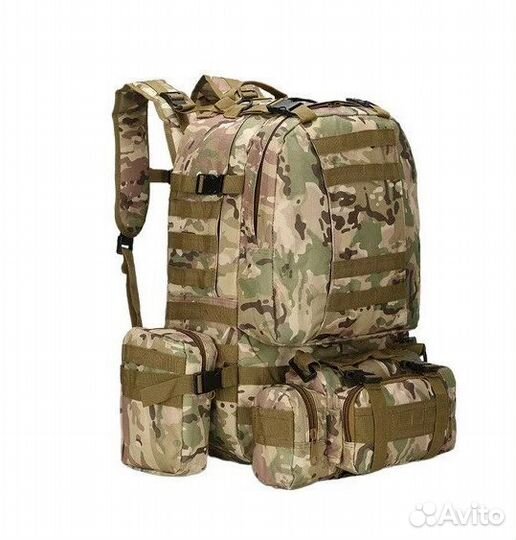 Тактический рюкзак 55Л со съемными подсумками