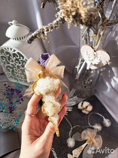 Ёлочные игрушки из эпоксидной смолы