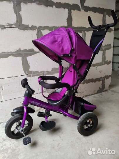 Детский велосипед с ручкой