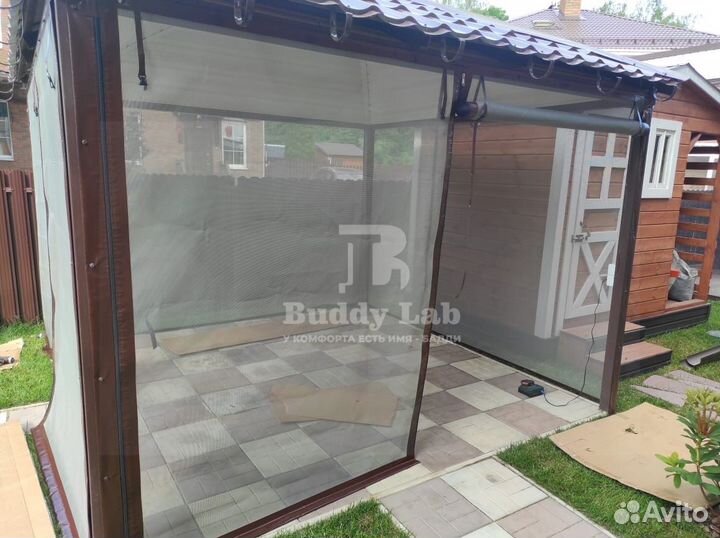 Москитные пвх сетки + мягкие окна под ключ