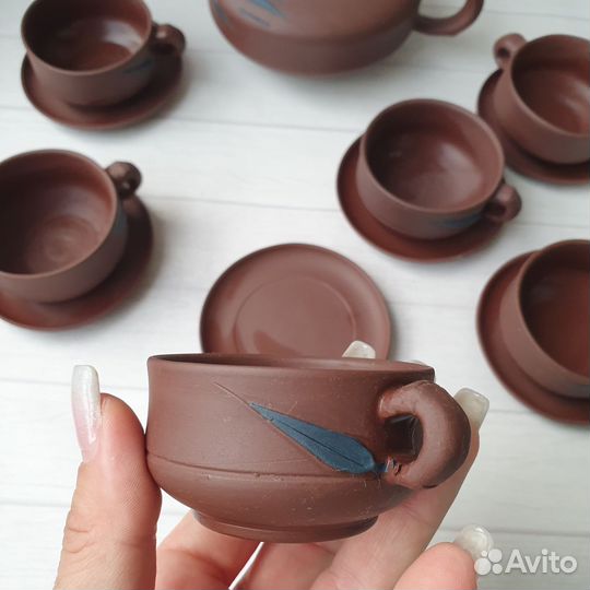 Набор для чая, глина