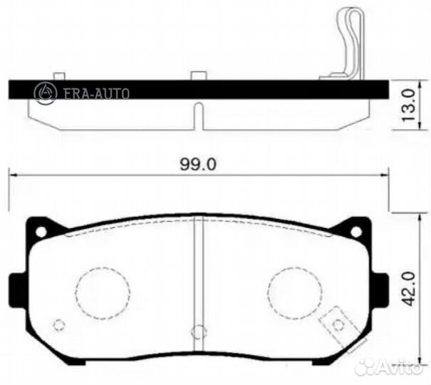 HSB HP1009 Колодки торм