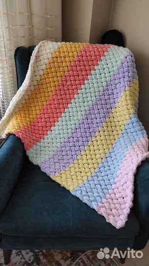 Плед детский плюшевый