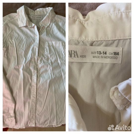 Рубашки и блузки в школу