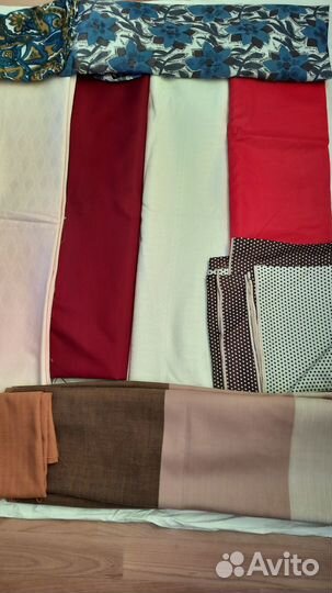 Ткань плательная тюль подкладочная портьерная