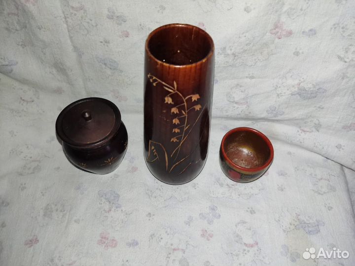 Ваза, сахарница, солонка