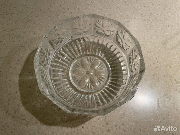 Салатник хрустальный
