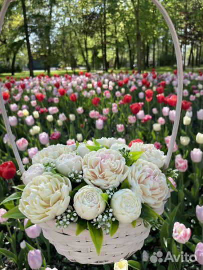 Букет пионов