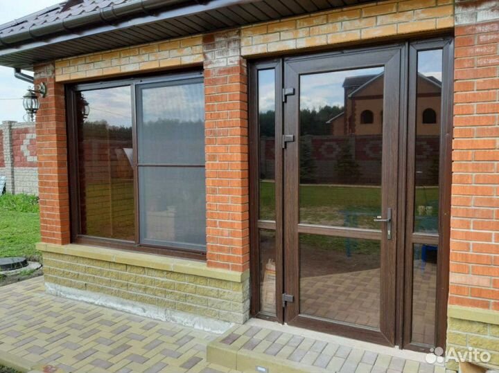 Установка пластиковых окон дверей витражей