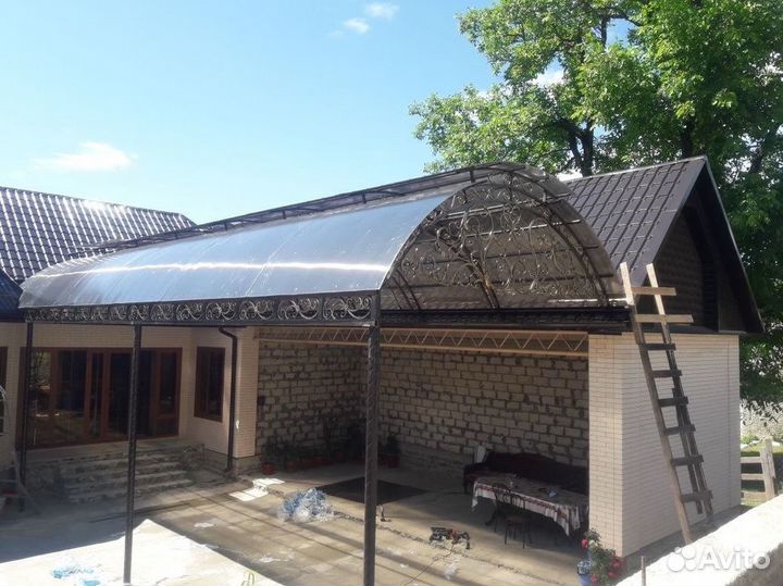 Навесы кованные