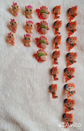Игрушки из шоки токи,щенячий патруль,кис коты,енот