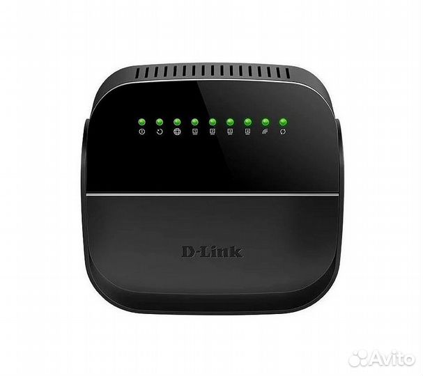 Wi-Fi роутер D-link DSL-2640U/R1A, черный