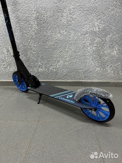 Самокат двухколесный синий