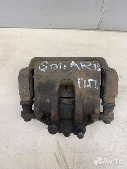 Суппорт тормозной передний правый Hyundai Solaris